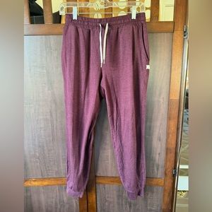 VUORI women’s performance jogger - heathered plum color - size small